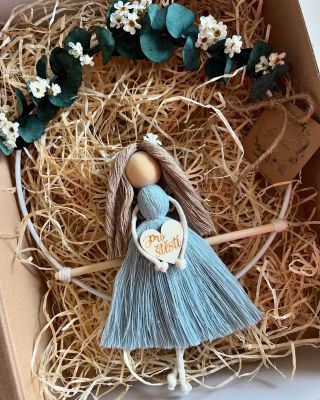 Vánoce se blíží…novinky na eshopu už brzy 🩵 #vanoce2024 #vanoce #darky #macrame #andelky #andelstrazny #angels...